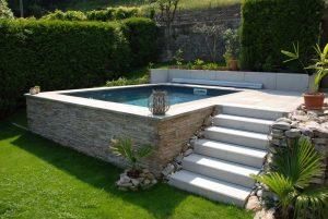 Piscina semiprefabbricata - Mezzovico