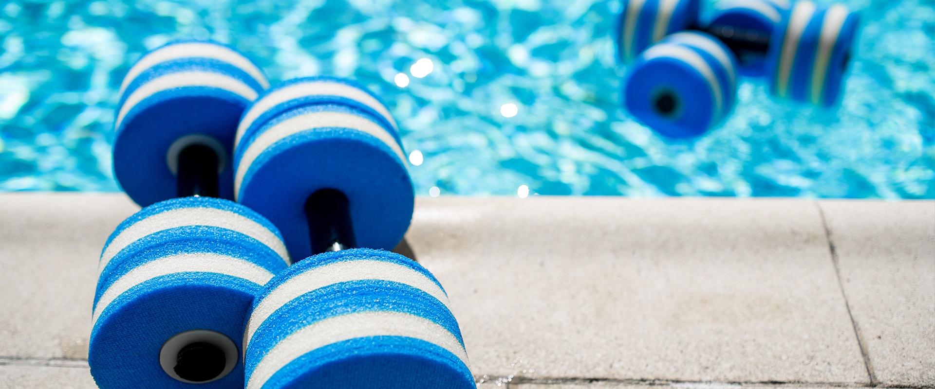 Workout in piscina