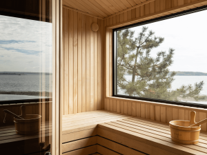 saune - Sauna finlandese con vista Lugano